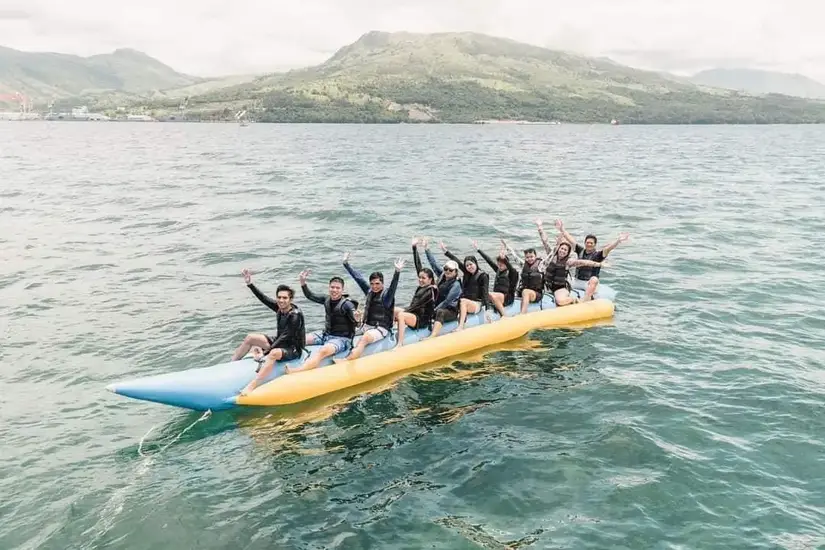 Banana boat water activity